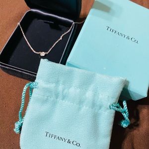 Tiffany & Co. Elsa peretti diamonds by the yard necklace